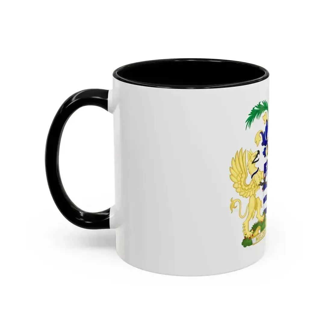 Coat of Arms Brisbane Australia - Accent Coffee Mug - Go Mug Yourself