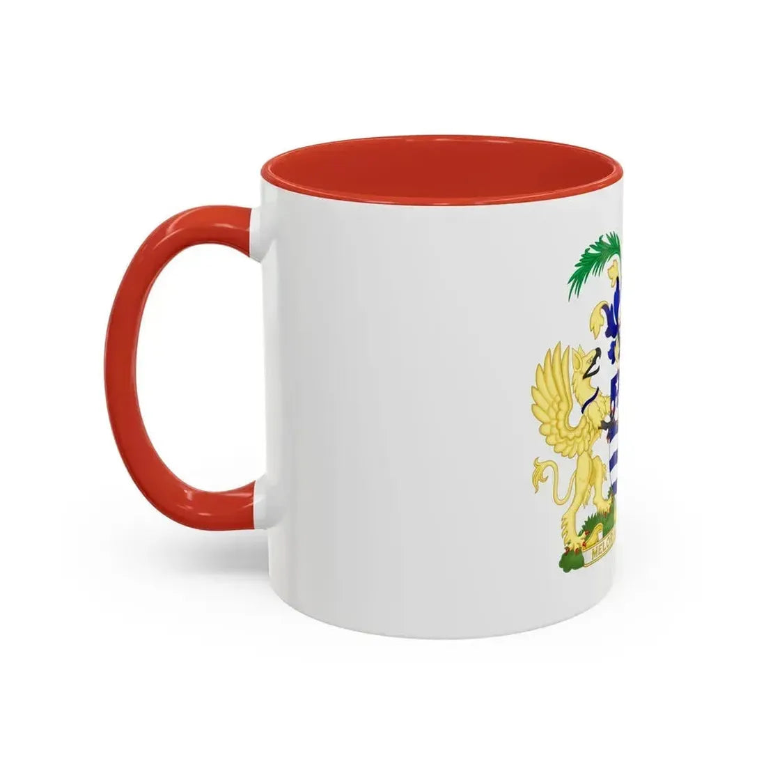 Coat of Arms Brisbane Australia - Accent Coffee Mug - Go Mug Yourself