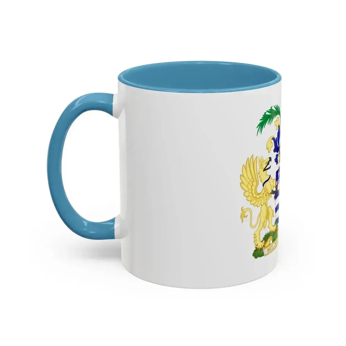 Coat of Arms Brisbane Australia - Accent Coffee Mug - Go Mug Yourself