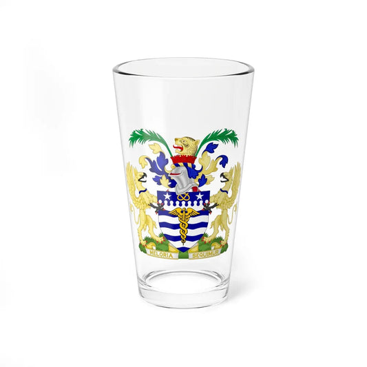 Coat of Arms Brisbane Australia - Pint Glass 16oz-16oz-Go Mug Yourself