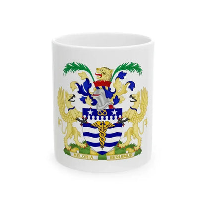 Coat of Arms Brisbane Australia - White Coffee Mug 11oz - Go Mug Yourself