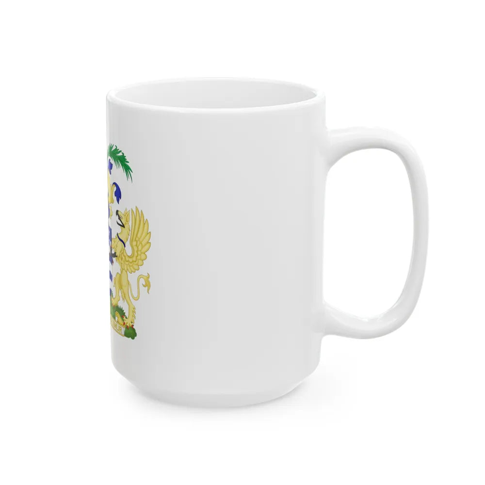 Coat of Arms Brisbane Australia - White Coffee Mug-Go Mug Yourself