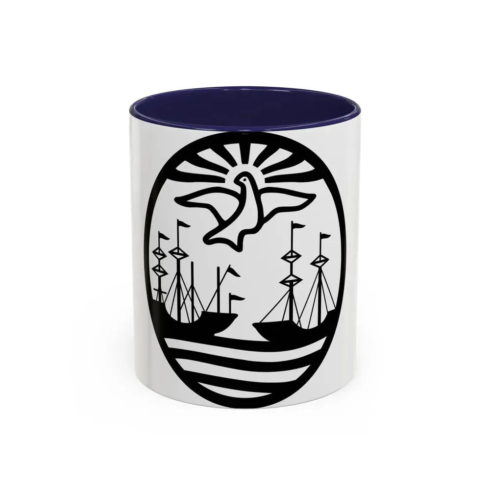 Coat of Arms Buenos Aires Argentina - Accent Coffee Mug 11oz Navy - Go Mug Yourself
