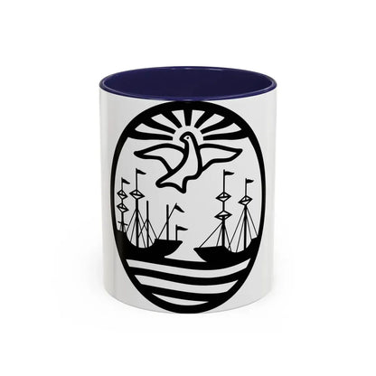 Coat of Arms Buenos Aires Argentina - Accent Coffee Mug 11oz Navy - Go Mug Yourself
