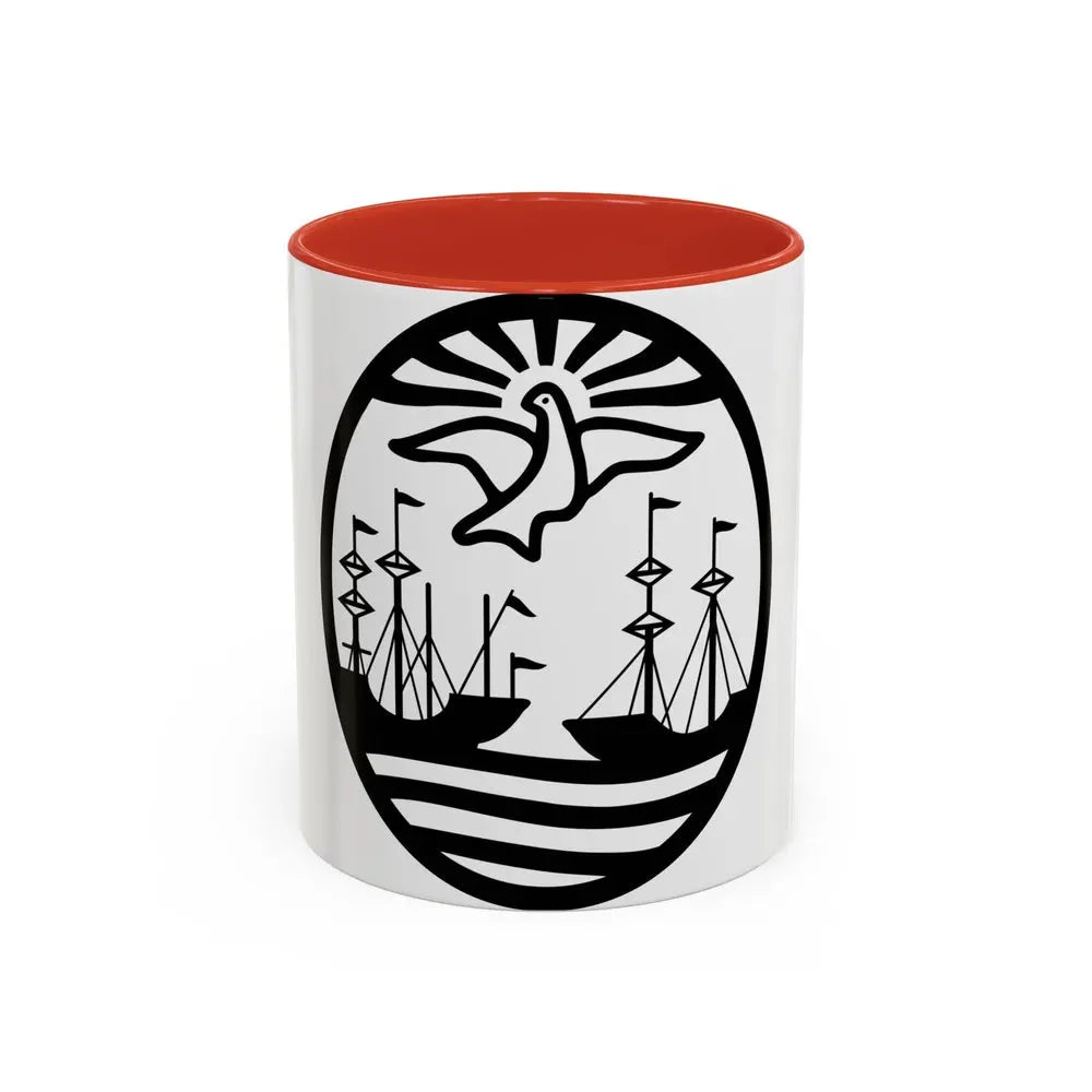 Coat of Arms Buenos Aires Argentina - Accent Coffee Mug 11oz Red - Go Mug Yourself