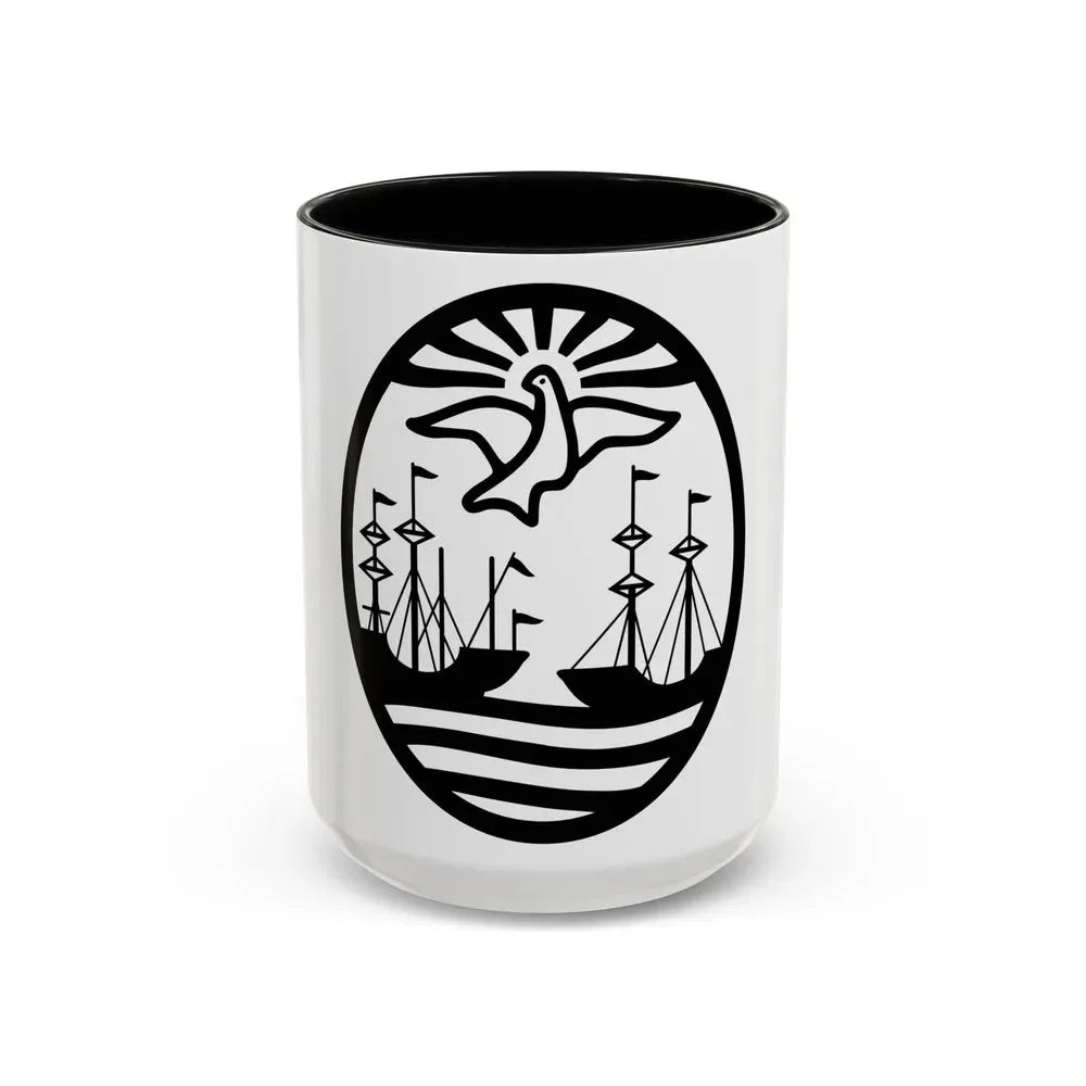 Coat of Arms Buenos Aires Argentina - Accent Coffee Mug 15oz Black - Go Mug Yourself
