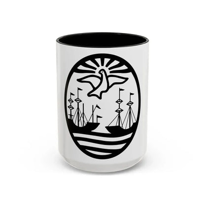 Coat of Arms Buenos Aires Argentina - Accent Coffee Mug 15oz Black - Go Mug Yourself