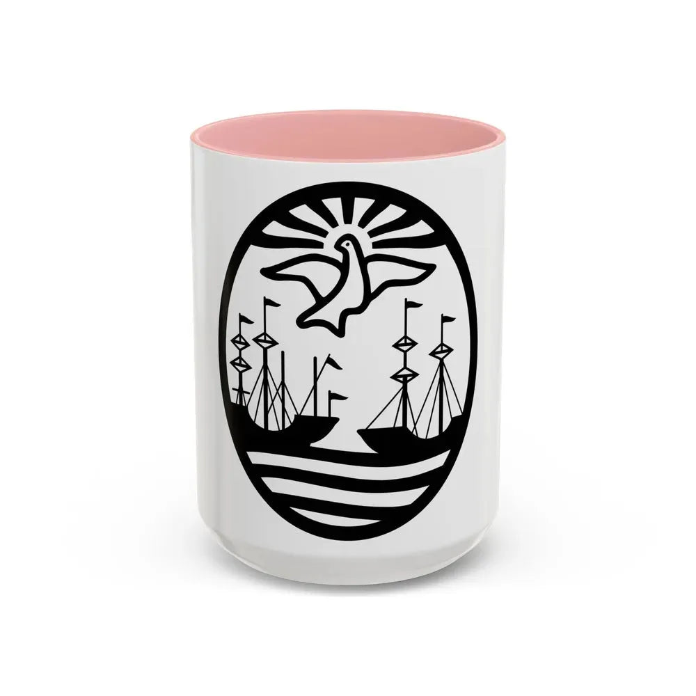 Coat of Arms Buenos Aires Argentina - Accent Coffee Mug 15oz Pink - Go Mug Yourself