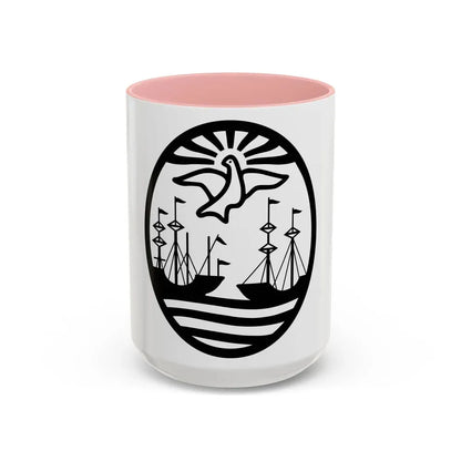 Coat of Arms Buenos Aires Argentina - Accent Coffee Mug 15oz Pink - Go Mug Yourself