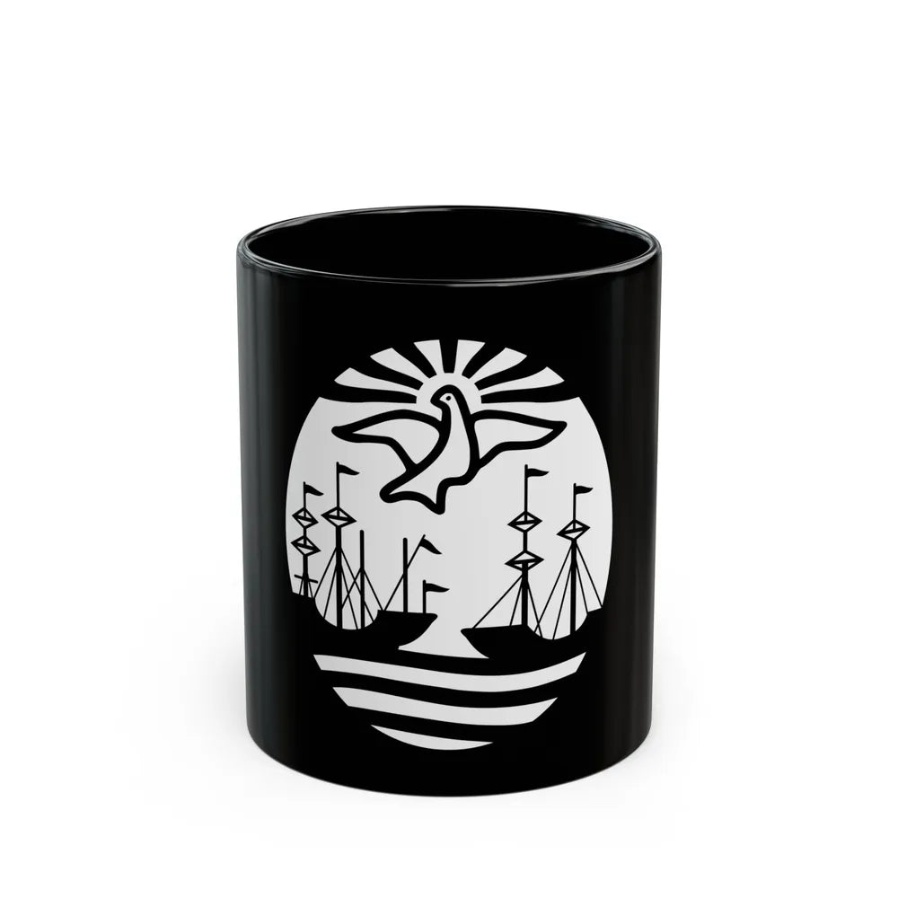 Coat of Arms Buenos Aires Argentina - Black Coffee Mug-11oz-Go Mug Yourself