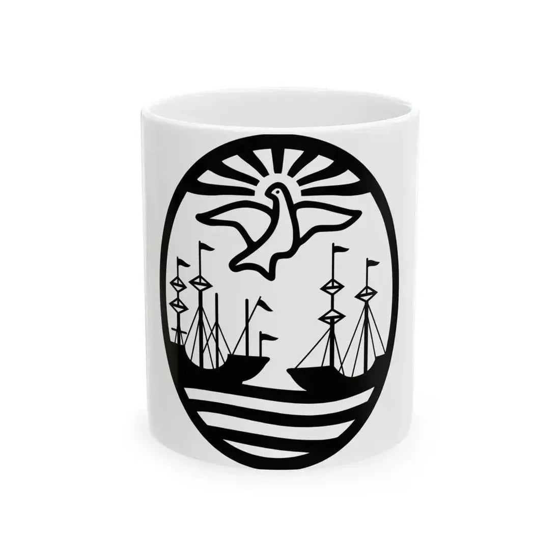 Coat of Arms Buenos Aires Argentina - White Coffee Mug 11oz - Go Mug Yourself