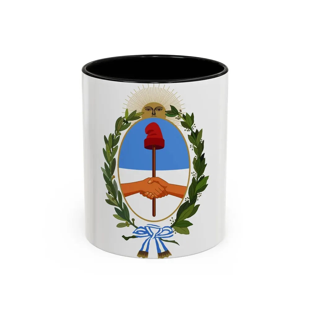 Coat of Arms Buenos Aires Province Argentina - Accent Coffee Mug 11oz Black - Go Mug Yourself