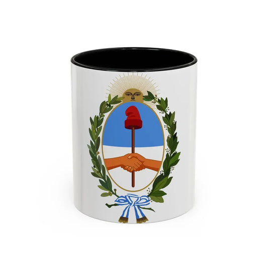 Coat of Arms Buenos Aires Province Argentina - Accent Coffee Mug 11oz Black - Go Mug Yourself