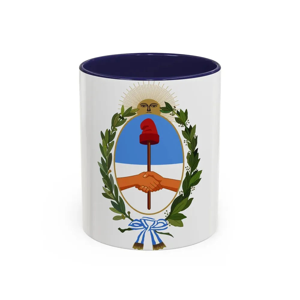 Coat of Arms Buenos Aires Province Argentina - Accent Coffee Mug 11oz Navy - Go Mug Yourself