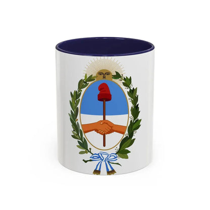 Coat of Arms Buenos Aires Province Argentina - Accent Coffee Mug 11oz Navy - Go Mug Yourself