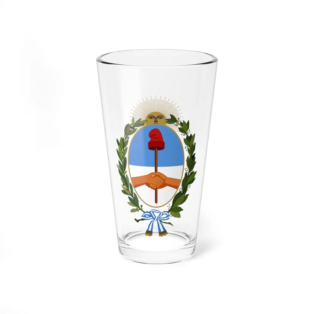 Coat of Arms Buenos Aires Province Argentina - Pint Glass 16oz-16oz-Go Mug Yourself