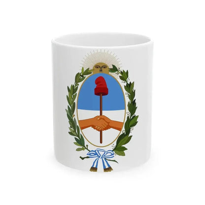 Coat of Arms Buenos Aires Province Argentina - White Coffee Mug 11oz - Go Mug Yourself