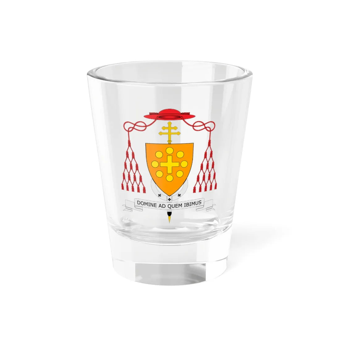 Coat of Arms card. T. A. Sarr (Senegal) (Coat of Arms) Shot Glass 1.5oz 1.5oz - Go Mug Yourself