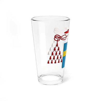 Coat of arms cardinal Albani (Italy) (Coat of Arms) Pint Glass 16oz - Go Mug Yourself