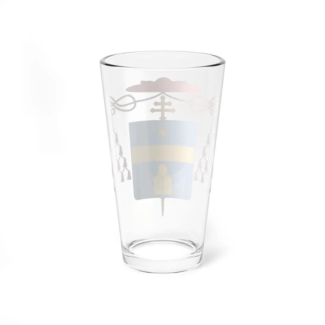 Coat of arms cardinal Albani (Italy) (Coat of Arms) Pint Glass 16oz - Go Mug Yourself