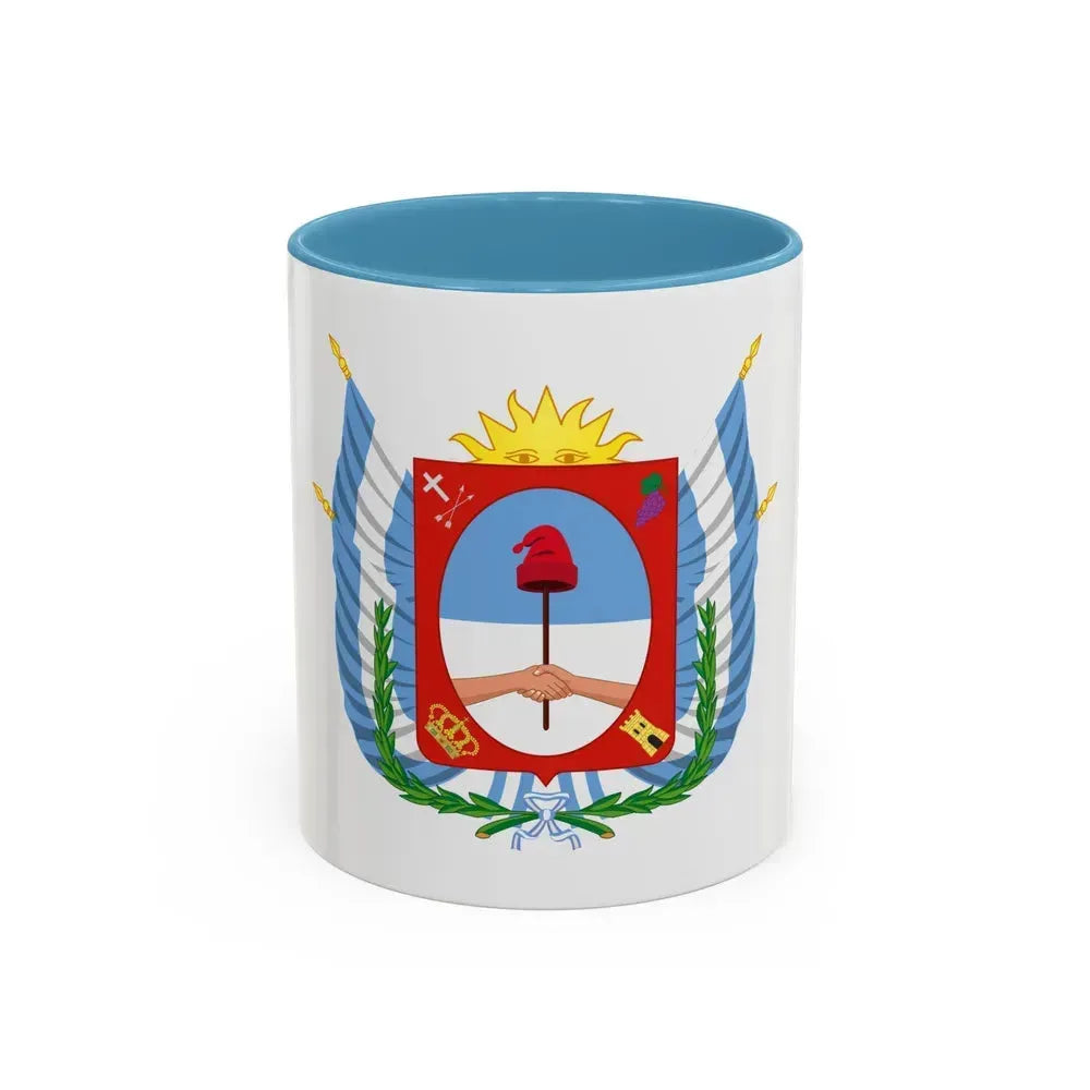 Coat of Arms Catamarca Argentina - Accent Coffee Mug 11oz Light Blue - Go Mug Yourself
