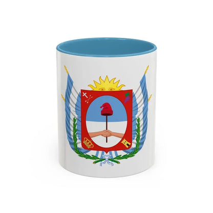 Coat of Arms Catamarca Argentina - Accent Coffee Mug 11oz Light Blue - Go Mug Yourself