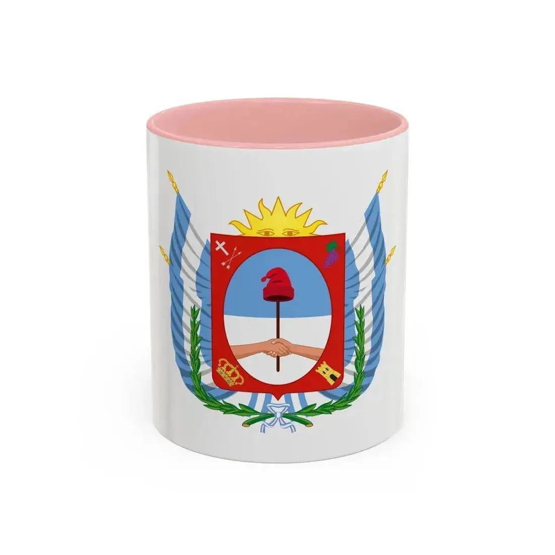 Coat of Arms Catamarca Argentina - Accent Coffee Mug 11oz Pink - Go Mug Yourself