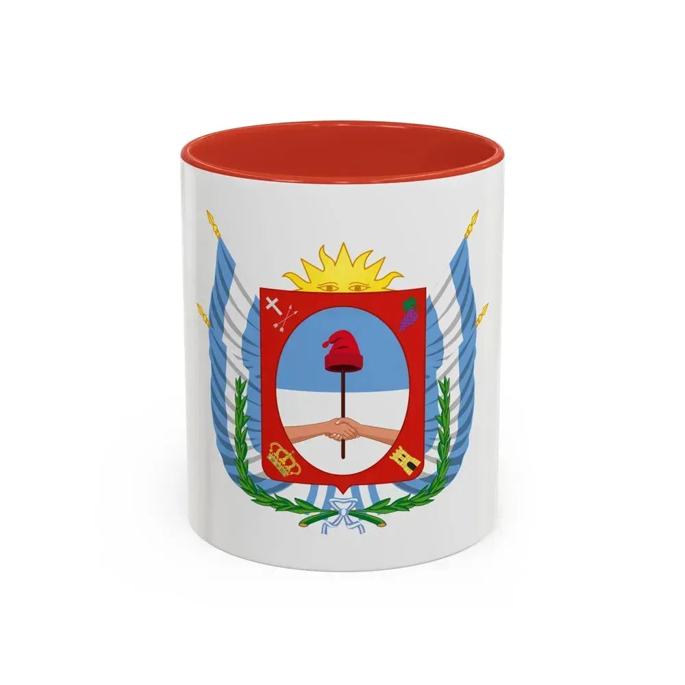 Coat of Arms Catamarca Argentina - Accent Coffee Mug 11oz Red - Go Mug Yourself