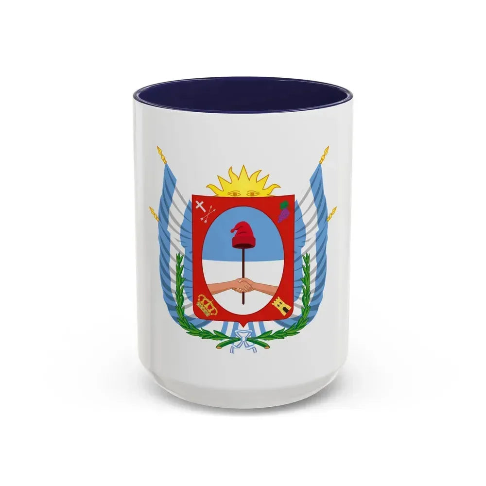 Coat of Arms Catamarca Argentina - Accent Coffee Mug 15oz Navy - Go Mug Yourself