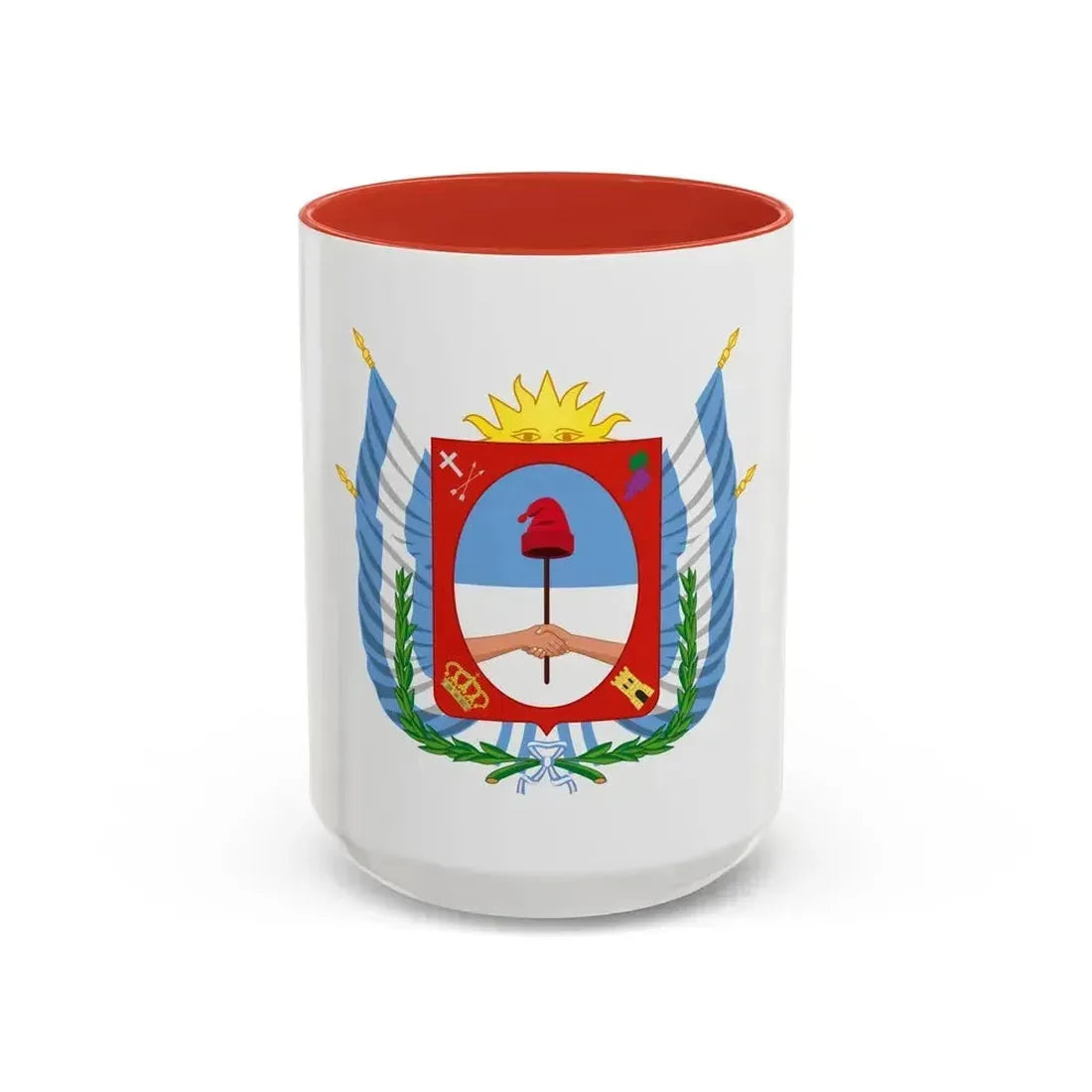 Coat of Arms Catamarca Argentina - Accent Coffee Mug 15oz Red - Go Mug Yourself