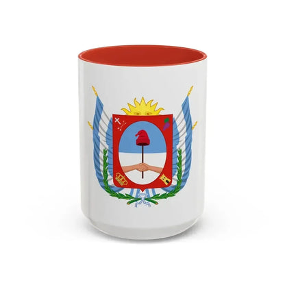 Coat of Arms Catamarca Argentina - Accent Coffee Mug 15oz Red - Go Mug Yourself