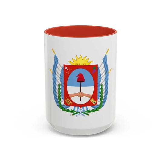 Coat of Arms Catamarca Argentina - Accent Coffee Mug 15oz Red - Go Mug Yourself