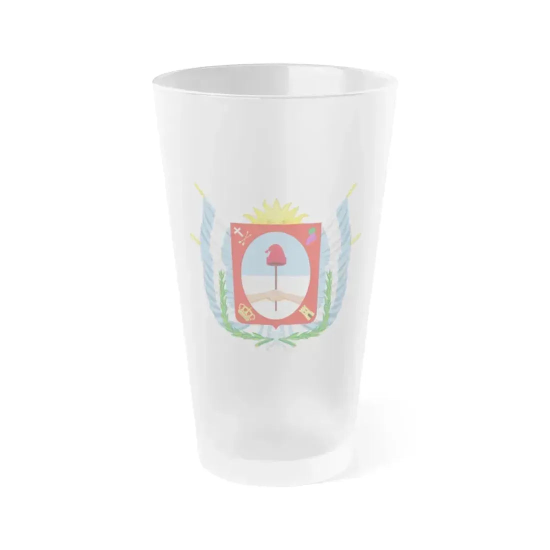 Coat of Arms Catamarca Argentina - Frosted Pint Glass 16oz 16oz Frosted - Go Mug Yourself