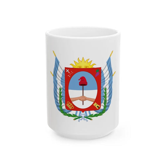 Coat of Arms Catamarca Argentina - White Coffee Mug-15oz-Go Mug Yourself