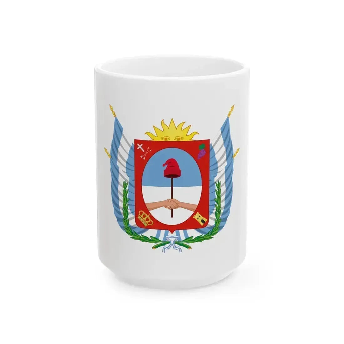 Coat of Arms Catamarca Argentina - White Coffee Mug 15oz - Go Mug Yourself