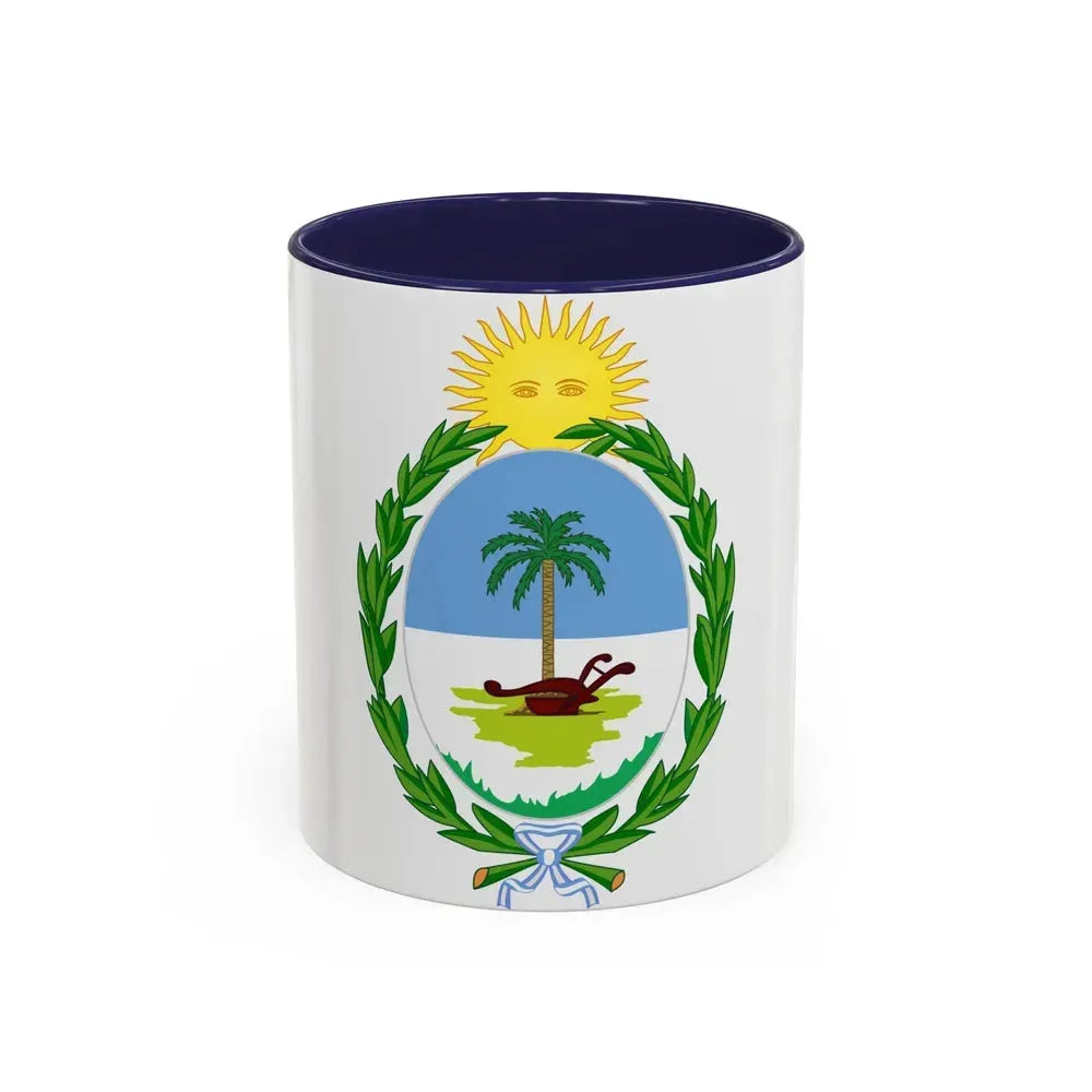 Coat of Arms Chaco Argentina - Accent Coffee Mug 11oz Navy - Go Mug Yourself