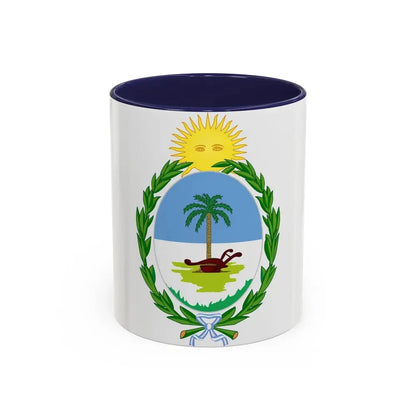 Coat of Arms Chaco Argentina - Accent Coffee Mug 11oz Navy - Go Mug Yourself