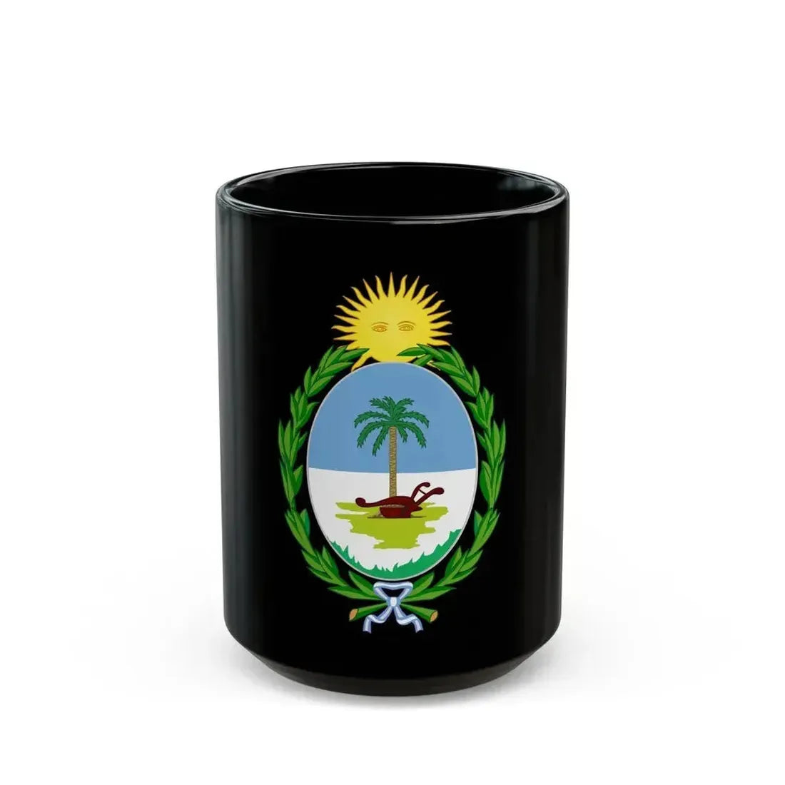 Coat of Arms Chaco Argentina - Black Coffee Mug 15oz - Go Mug Yourself