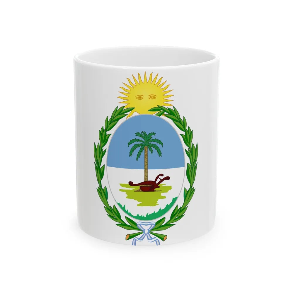 Coat of Arms Chaco Argentina - White Coffee Mug-11oz-Go Mug Yourself