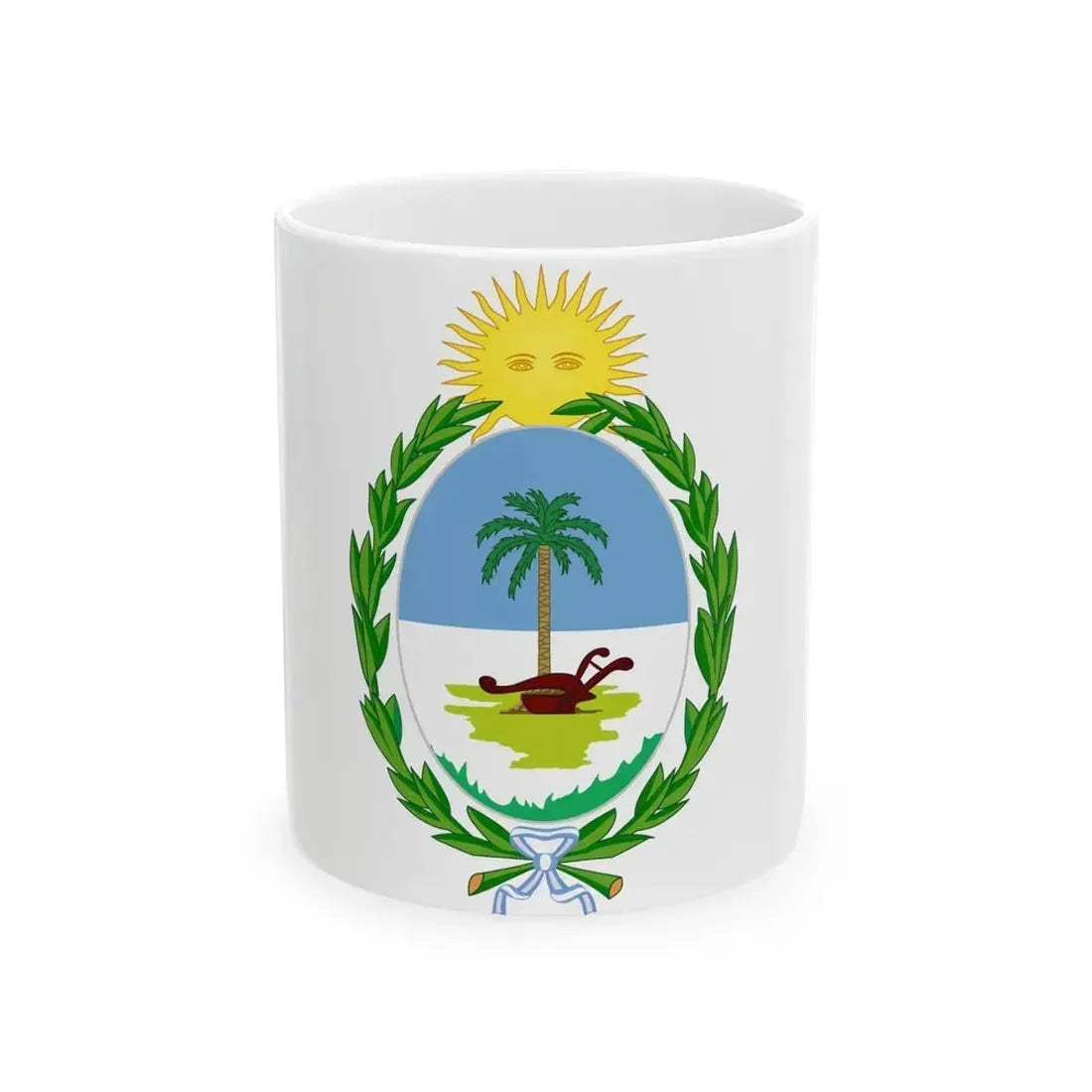 Coat of Arms Chaco Argentina - White Coffee Mug 11oz - Go Mug Yourself