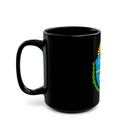 Coat of Arms Chubut Argentina - Black Coffee Mug-Go Mug Yourself