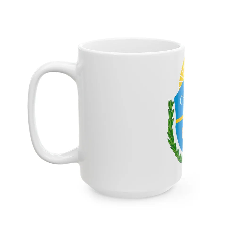 Coat of Arms Chubut Argentina - White Coffee Mug-Go Mug Yourself