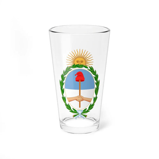 Coat of Arms Coat of arms of Argentina Argentina - Pint Glass 16oz-16oz-Go Mug Yourself