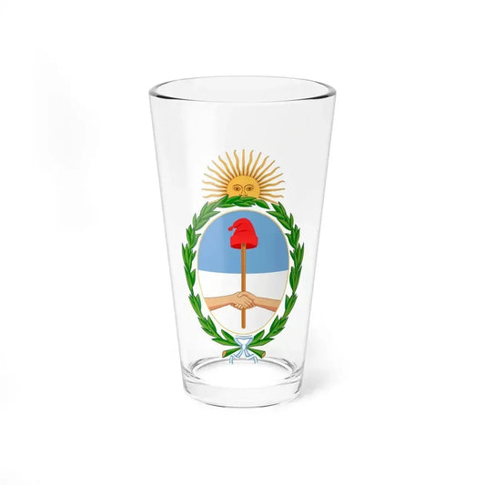 Coat of Arms Coat of arms of Argentina Argentina - Pint Glass 16oz 16oz - Go Mug Yourself