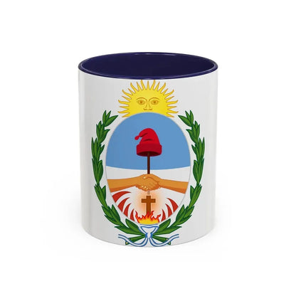 Coat of Arms Corrientes Argentina - Accent Coffee Mug 11oz Navy - Go Mug Yourself