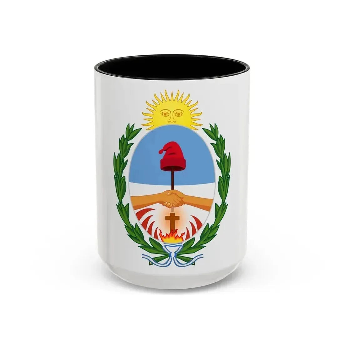 Coat of Arms Corrientes Argentina - Accent Coffee Mug 15oz Black - Go Mug Yourself