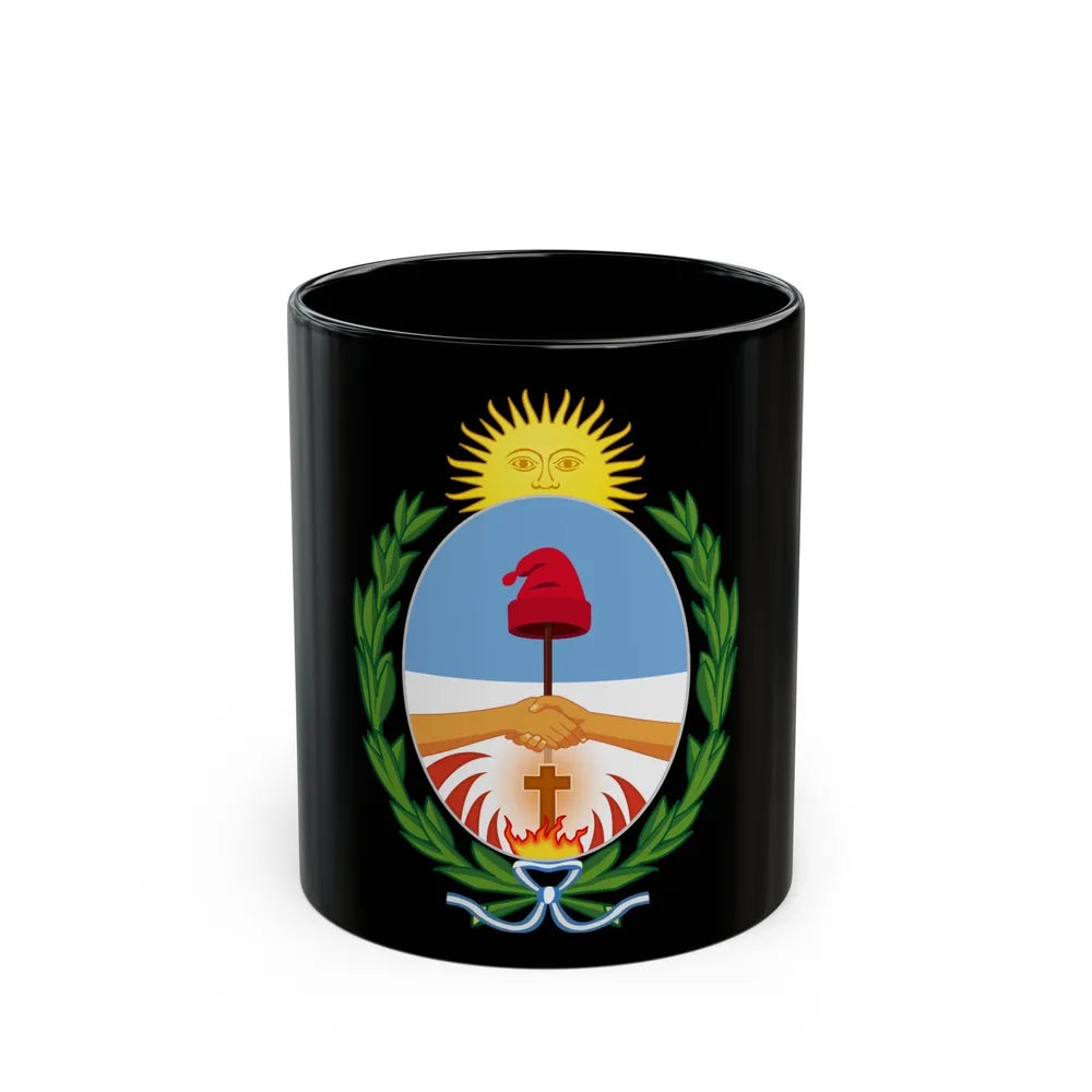 Coat of Arms Corrientes Argentina - Black Coffee Mug-11oz-Go Mug Yourself