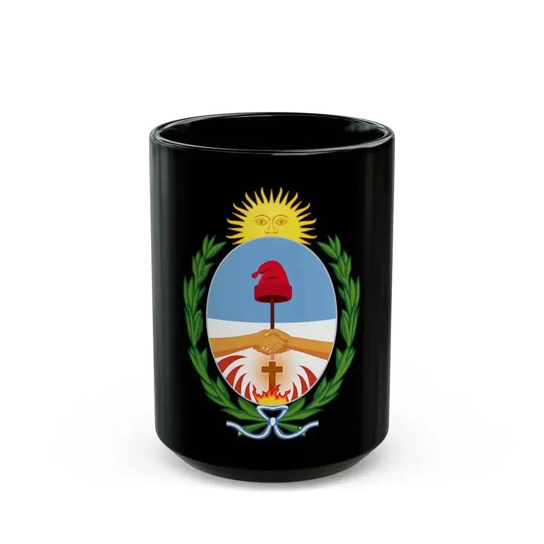 Coat of Arms Corrientes Argentina - Black Coffee Mug 15oz - Go Mug Yourself