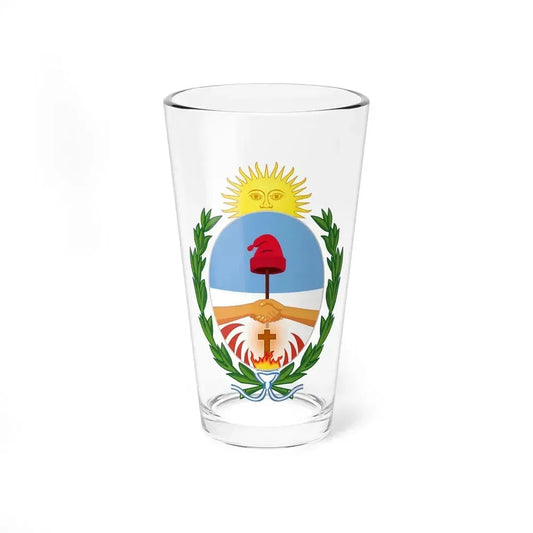 Coat of Arms Corrientes Argentina - Pint Glass 16oz 16oz - Go Mug Yourself