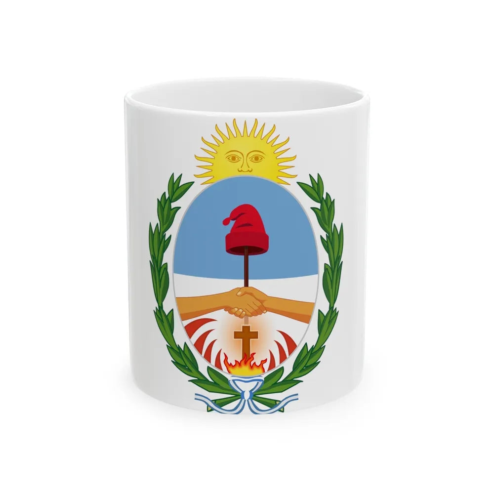 Coat of Arms Corrientes Argentina - White Coffee Mug-11oz-Go Mug Yourself